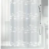 Duschvorhang spirella SARDAIGNE 180 x 200 cm grau weiß 10.23292