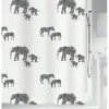 Duschvorhang spirella Serengeti Textil 180 x 200 cm