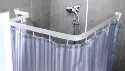 Duschvorhangstange Duschvorhangstange Flexibel 3 x 1 Meter biegsam kann von Hand gebogen