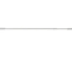 Duschvorhangstange MSV 70 - 120 cm Ø 21 mm weiß glänzend