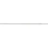 Duschvorhangstange MSV 110 - 200 cm Ø 21 mm weiß glänzend