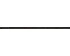 Duschvorhangstange spirella Kreta 125-220 cm schwarz matt