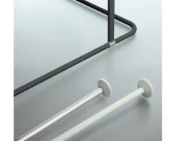 Duschvorhangstange spirella MAGIC UNIVERSAL 90 x 90 cm / 90 x 80 x 90 cm / 170x 75 cm schwarz matt 10.21554