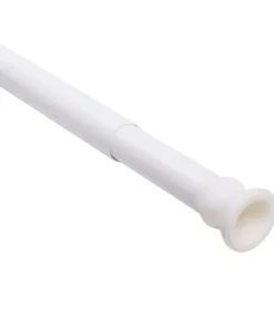 Duschvorhangstange Weiß 90-170cm
