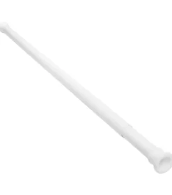 Duschvorhangstange Weiß 90-170cm