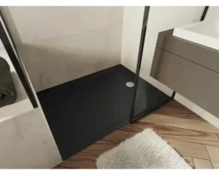 Duschwanne KALDEWEI CAYONOPLAN Secure Plus 2266-1 80 x 140 x 4 cm schwarz matt vollflächige antirutschbeschichtung 362600012676