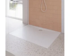 Duschwanne KALDEWEI SUPERPLAN ZERO 1514-5 75 x 80 x 3.7 cm alpinweiß matt mit extraflachen Wannenträger 351447980711