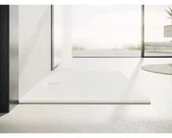 Duschwanne KALDEWEI SUPERPLAN ZERO 1514-5 75 x 80 x 3.7 cm alpinweiß matt mit extraflachen Wannenträger 351447980711
