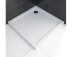 Duschwanne Aurlane Pure 90 x 90 x 4 cm weiß Antirutschbeschichtung FAC373