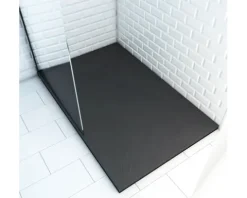 Duschwanne Aurlane Stone 140 x 90 x 2.6 cm anthrazit matt FAC205