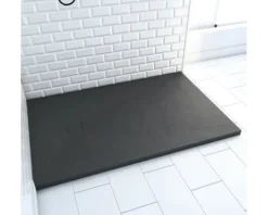 Duschwanne Aurlane Stone 140 x 90 x 2.6 cm anthrazit matt FAC205