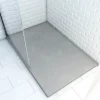 Duschwanne Aurlane Stone 120 x 80 x 2,6 cm steingrau matt FAC203