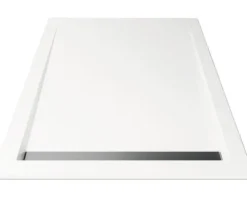 Duschwanne Breuer Classic Line 100 x 90 x 3,5 cm weiß mit Ablaufrinne 1934011000038