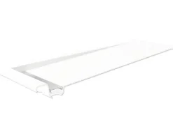 Duschwanne Breuer Classic Line 100 x 90 x 3,5 cm weiß mit Ablaufrinne 1934011000038