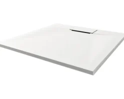 Duschwanne BREUER Lite Line 90 x 90 x 2,6 cm weiß matt strukturiert 1938011000017