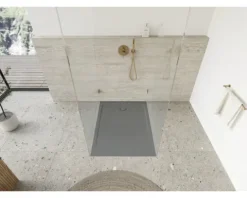 Duschwanne KALDEWEI CAYONOPLAN Secure Plus 2260-5 120 x 70 x 3,7 cm warm grey 85 matt vollflächige Antirutschbeschichtung mit extraflachen Wannenträger 362047982674