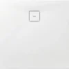 Duschwanne Mineralguss BREUER Modern Line Express Q72 Steinoptik weiß 80 x 140 cm