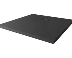 Duschwanne Mineralguss BREUER Modern Line Steinoptik anthrazit 90 x 90 cm