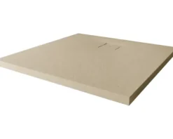 Duschwanne Mineralguss BREUER Modern Line Steinoptik Sandstein 90 x 90 cm