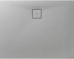 Duschwanne Mineralguss BREUER Modern Line Steinoptik Steingrau 80 x 120 cm