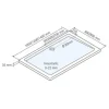 Duschwannen Komplettset SCHULTE ExpressPlus 90 x 100 x 3.5 cm alpinweiß glatt EP212910 04