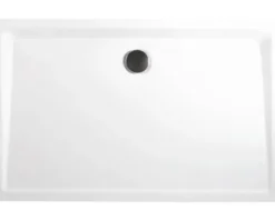 Duschwannen Komplettset SCHULTE Extra-flach 100 x 80 x 3.5 cm alpinweiß glatt D20100 04