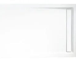 Duschwannen Komplettset SCHULTE Rinne ExpressPlus 90 x 90 x 2.5 cm alpinweiß glänzend EP202077 04 44