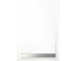 Duschwannen Komplettset SCHULTE Rinne ExpressPlus 90 x 90 x 2.5 cm weiß glänzend EP202077 04 41