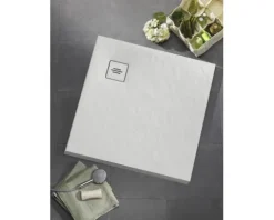 Duschwanne OTTOFOND Nevis 90 x 90 x 3.5 cm weiß strukturiert matt 879001