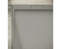 Duschwanne OTTOFOND Zona 90 x 100 x 2.7 cm zementgrau strukturiert 878409
