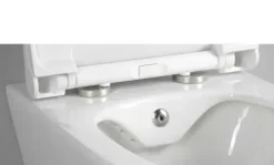 Dusch-WC Set wandh. Design Taharet WC mit Gesäßdusche spülrandlos inkl. integrierter Armatur und Softclose WC-Sitz mit Absenkautomatik