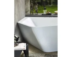 Eckbadewanne DURAVIT Paiova 5 130 x 177 cm weiß glatt 700394000000000
