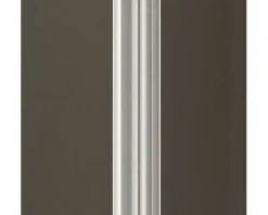 Eckeinstieg Schiebetür BREUER Fara 4 Express Q72 70-80 cm Höhe 185 cm Klarglas Profilfarbe silber matt