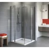 Eckeinstieg Schulte Alexa Style 2.0 80x80 cm Klarglas Profilfarbe chrom