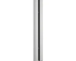 Eckeinstieg mit Gleittür/Schiebetür SCHULTE Kristall/Trend 75 x 100 cm Profil aluminium Klarglas ohne unteres Profil