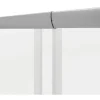 Eckeinstieg mit Gleittür/Schiebetür SCHULTE Sunny variabel 75 - 90 x 175 cm Profil silber Glasdekor Querstreifen D19447 169 72