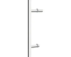 Eckeinstieg mit Pendeltür SCHULTE Alexa Style 2.0 ExpressPlus 80 x 80 cm Profil aluminium Klarglas schmutzabweisende Glasbeschichtung