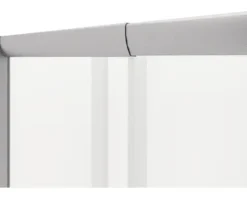 Eckeinstieg SCHULTE Sunny 75 - 90 cm Profilfarbe silber Klarglas D19442 169 50