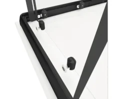 Eckeinstieg SCHULTE Sunny ExpressPlus 75 - 90 cm Profilfarbe schwarz Glasdekor Depoli Light