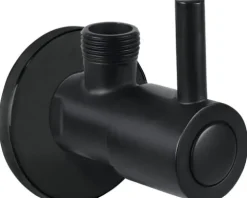 Eckventil Differnz 1/2 Zoll schwarz matt
