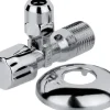 Eckventil 3/8" mit Längenausgleich verchromt
