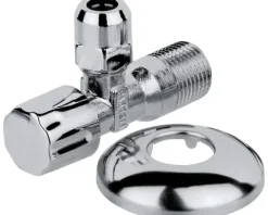 Eckventil 3/8" mit Längenausgleich verchromt