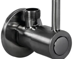 Eckventil 1/2" x 3/8" gun metal