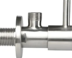 Eckventil 1/2" x 3/8" matt chrom