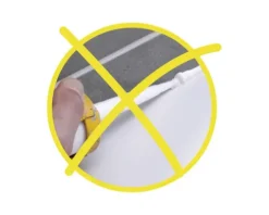 ee zee Silikon-Fugenband 1300 mm weiß