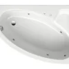 Einbau Whirlpool Raumsparbadewanne OTTOFOND Sirius 97 x 150 cm weiß glänzend 56400