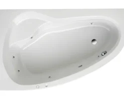 Einbau Whirlpool Raumsparbadewanne OTTOFOND Poel 110 x 175 cm weiß glänzend 56350
