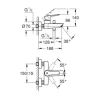 Einhebel Badewannenarmatur Grohe Quickfix Start 2021 chrom glänzend 32278002
