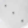 Elegante Whirlpool Badewanne, weiße Ausführung und rechteckige Form | Ester