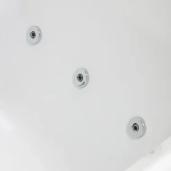 Elegante Whirlpool Badewanne, weiße Ausführung und rechteckige Form | Ester